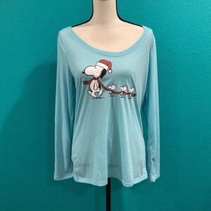 ⭐️ Munki munki long sleeve blue pajama top